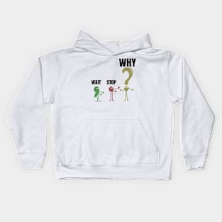 english  funny puns design Kids Hoodie